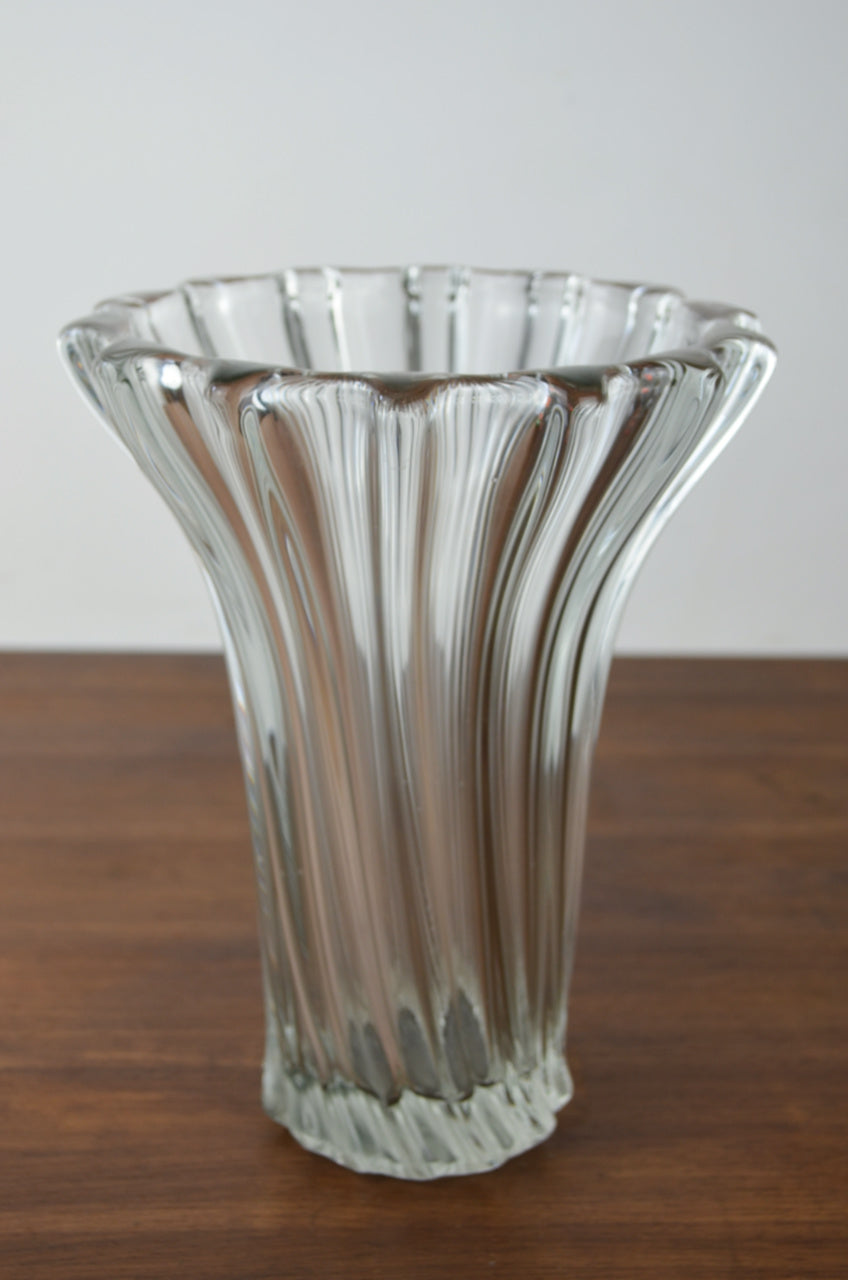 Vintage French Glass Vase