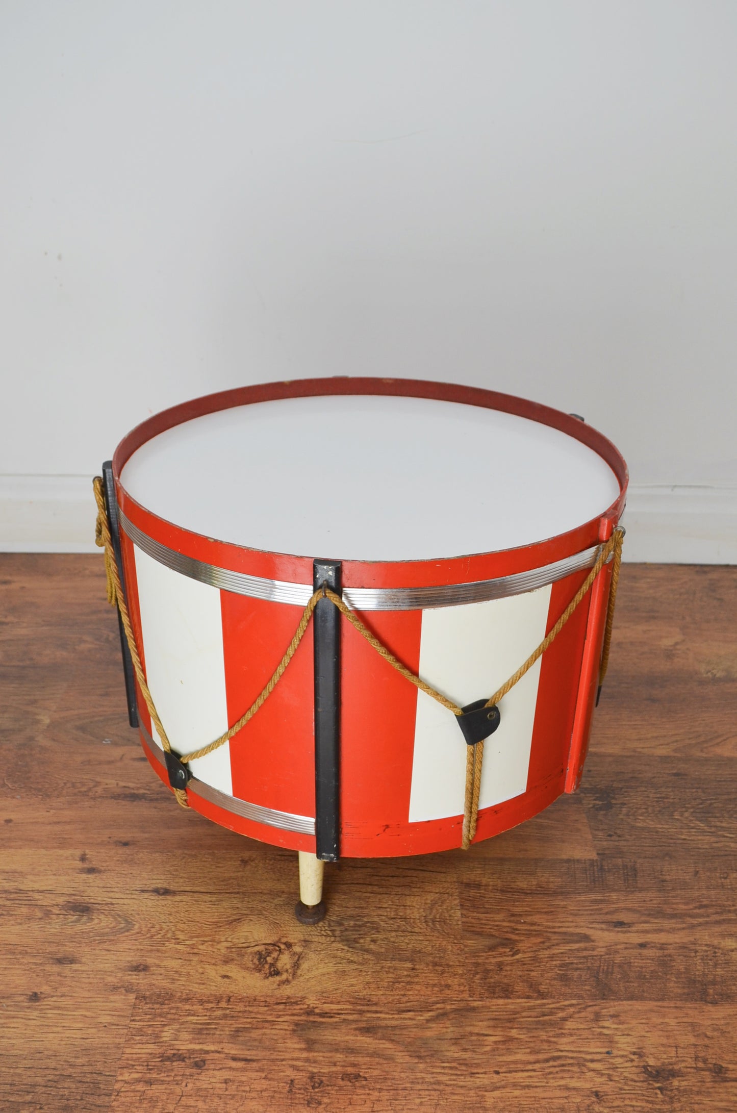 Vintage Drum Side Table