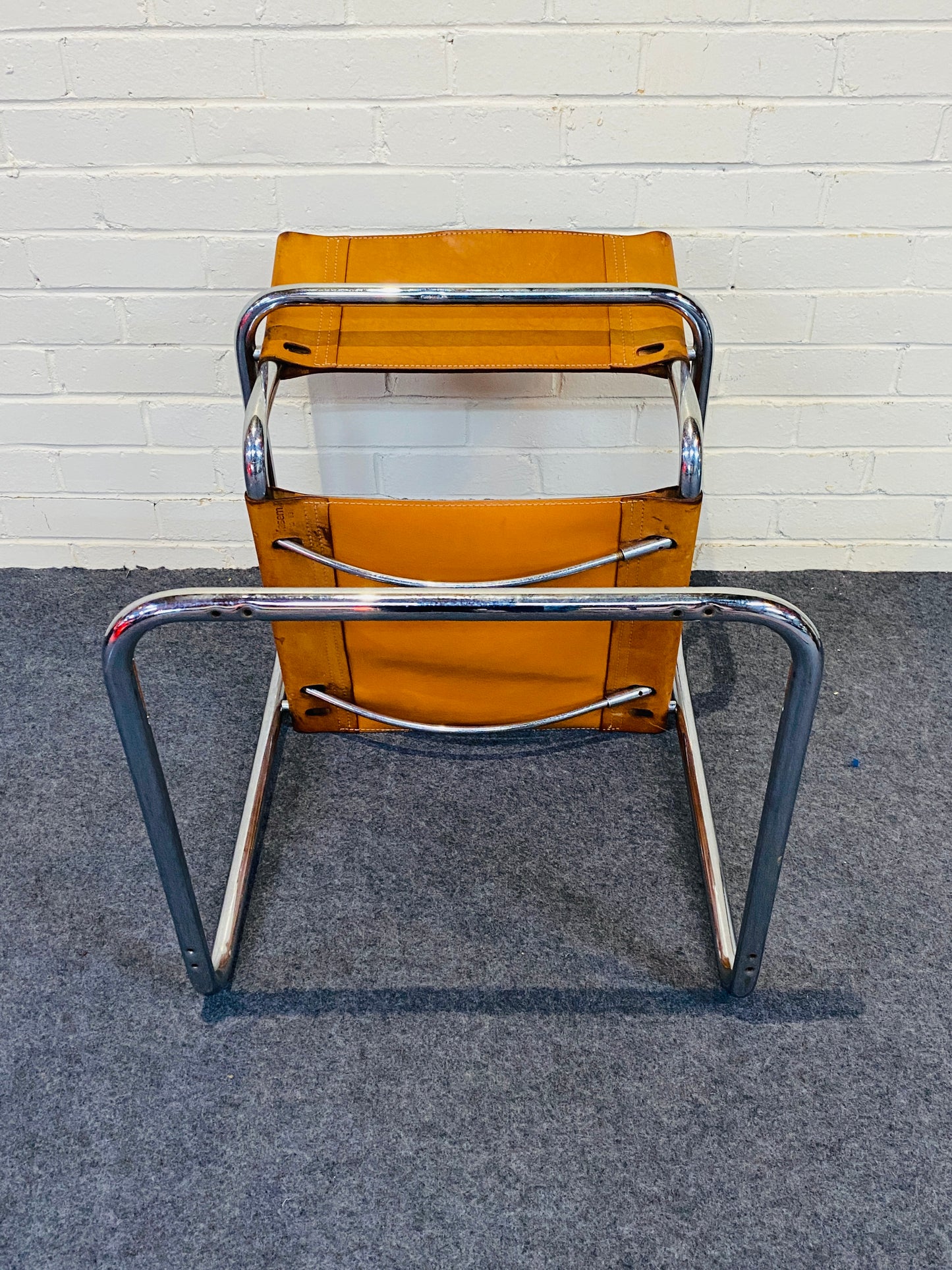 A Fasem Mid Century Tubular Chrome Chair (Marcel Breuer) (reserved Ross - Graven)