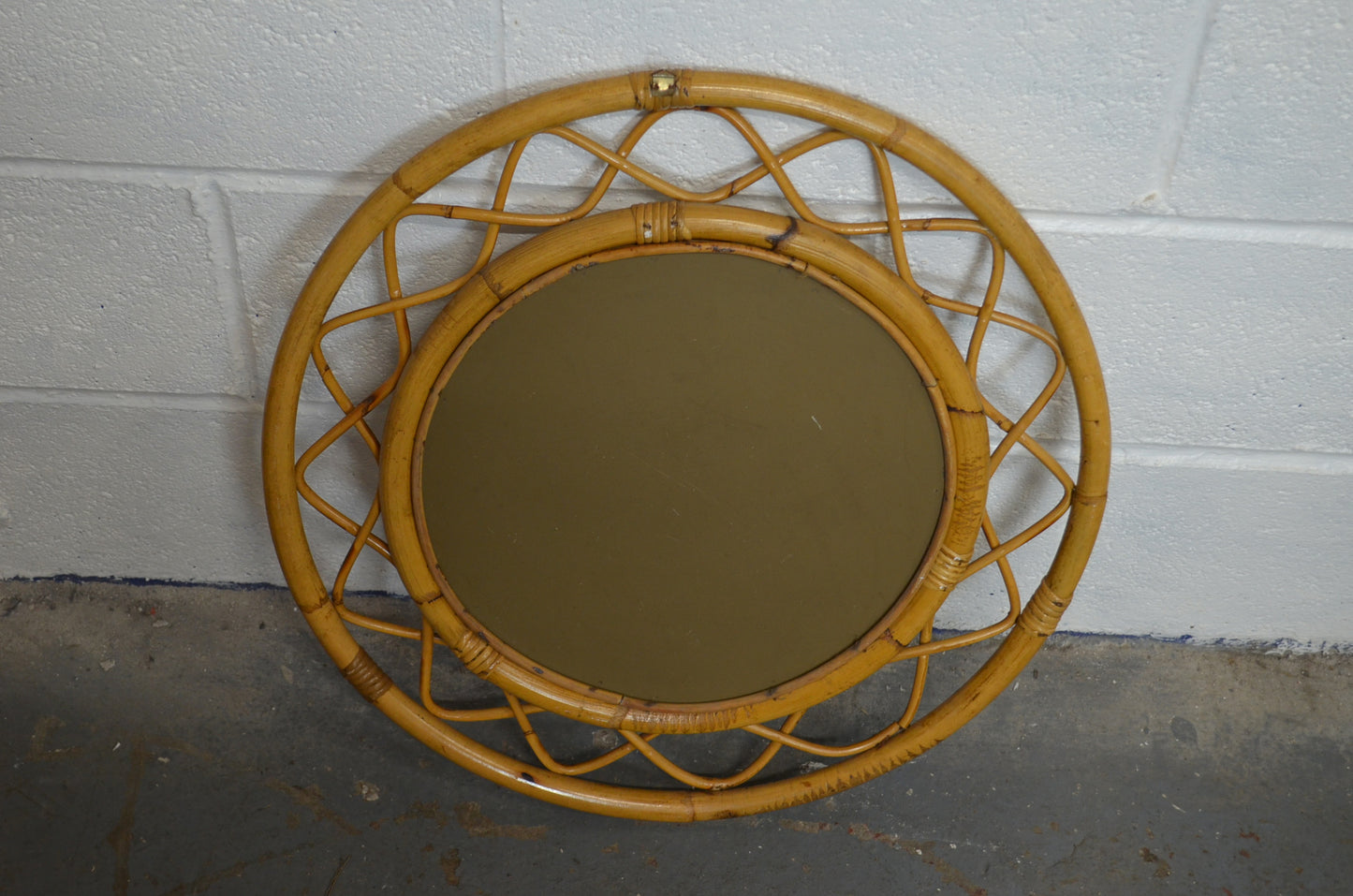 Vintage Circular Wall Mirror