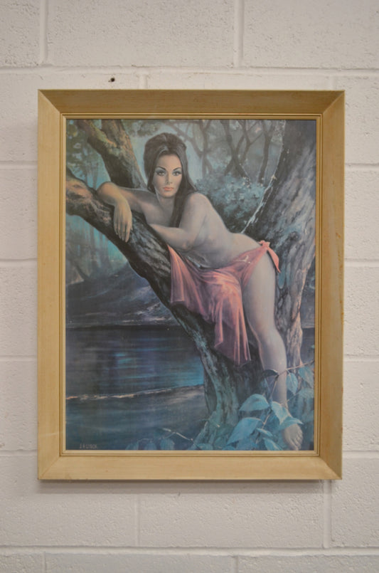 Original 1960s Colour Print 'Woodland Goddess'