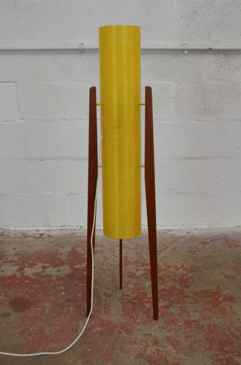 A Real Vintage Mid 20th Century 'Rocket' Tripod Floor Lamp