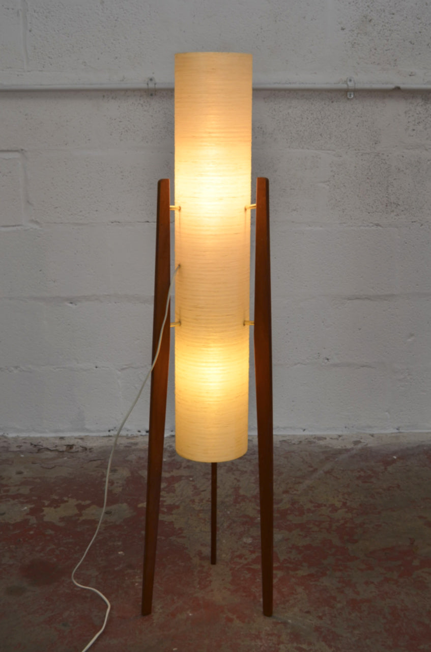 A Real Vintage Mid 20th Century 'Rocket' Tripod Floor Lamp
