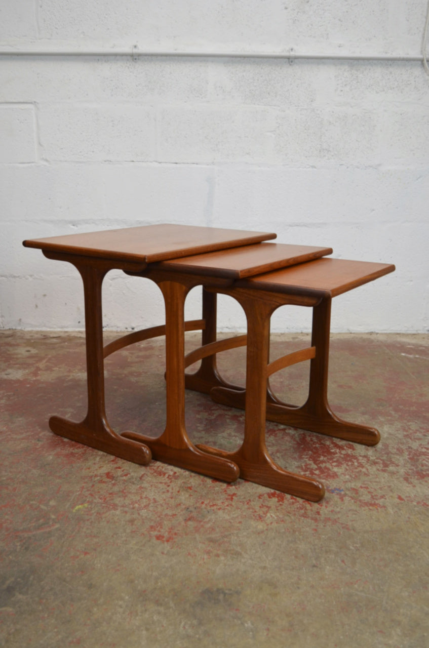 Vintage Mid Century G-Plan Fresco Nest of Tables