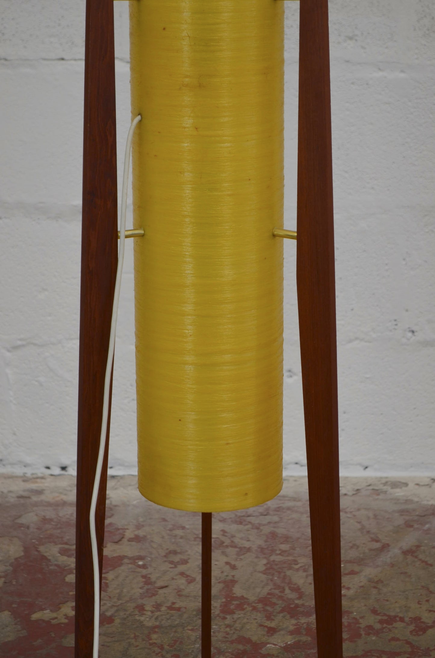 A Real Vintage Mid 20th Century 'Rocket' Tripod Floor Lamp