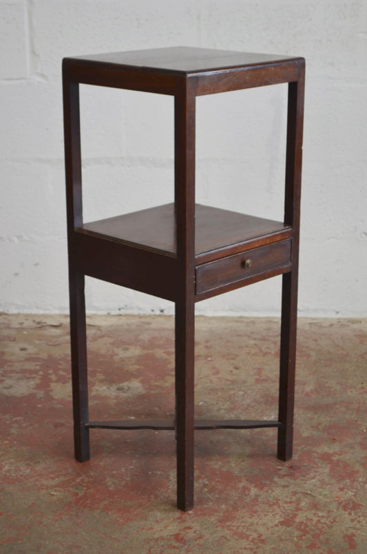An Antique Mahogany Bedside Table