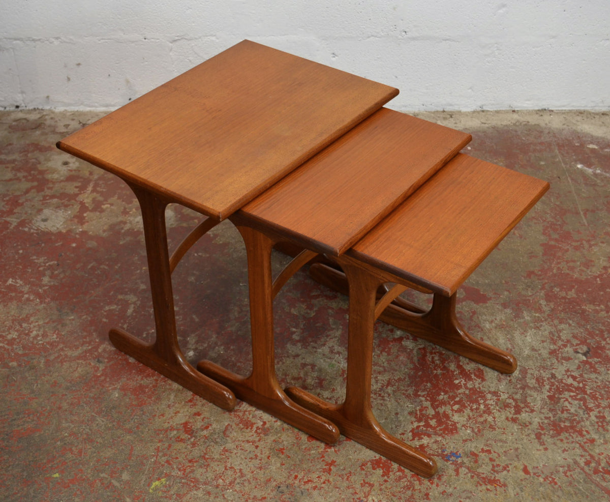 Vintage Mid Century G-Plan Fresco Nest of Tables