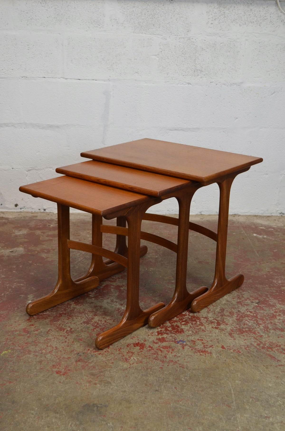 Vintage Mid Century G-Plan Fresco Nest of Tables