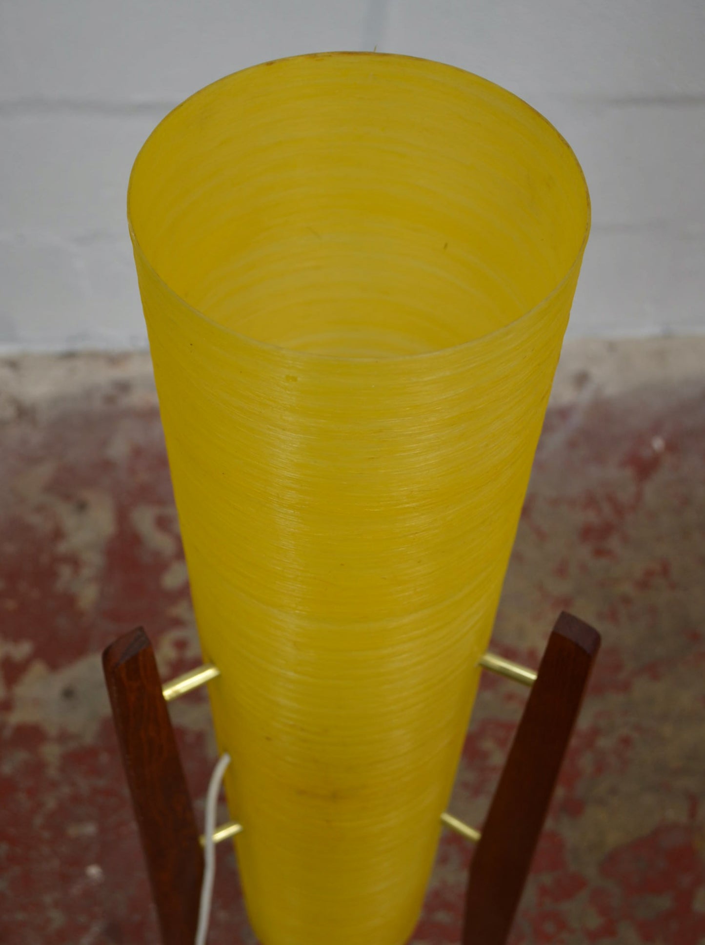 A Real Vintage Mid 20th Century 'Rocket' Tripod Floor Lamp