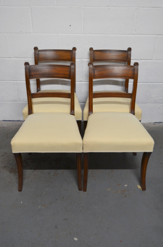 A Set Of Four Georgian Dining Chairs