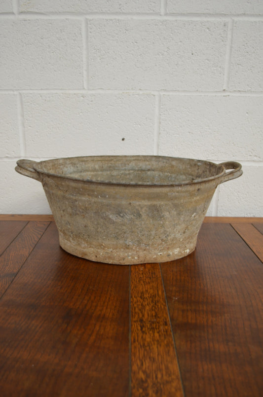 Vintage Galvanised Planter
