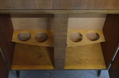Vintage Walnut Drinks Cabinet