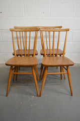 A Set Of Vintage Ercol Dining Chairs