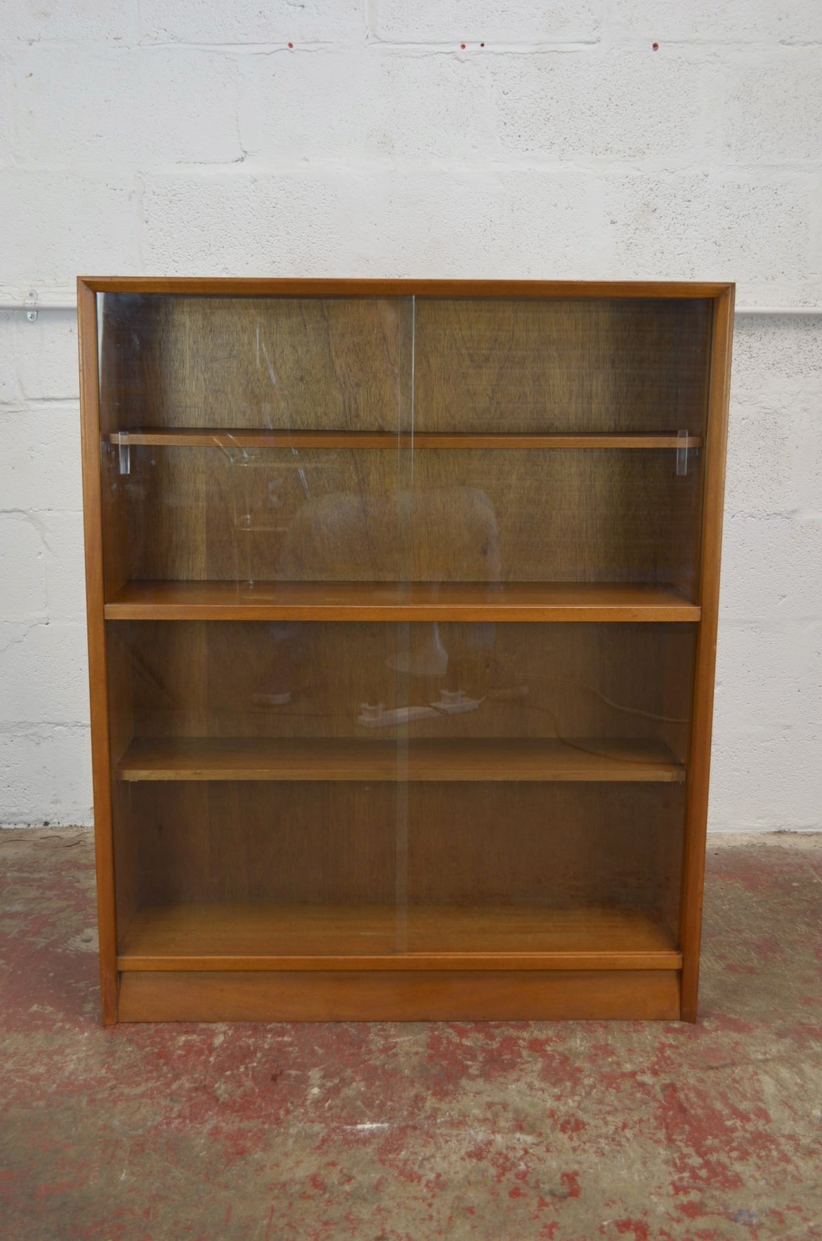 Vintage Mid Century Teak Bookcase by Herbert E Gibbs