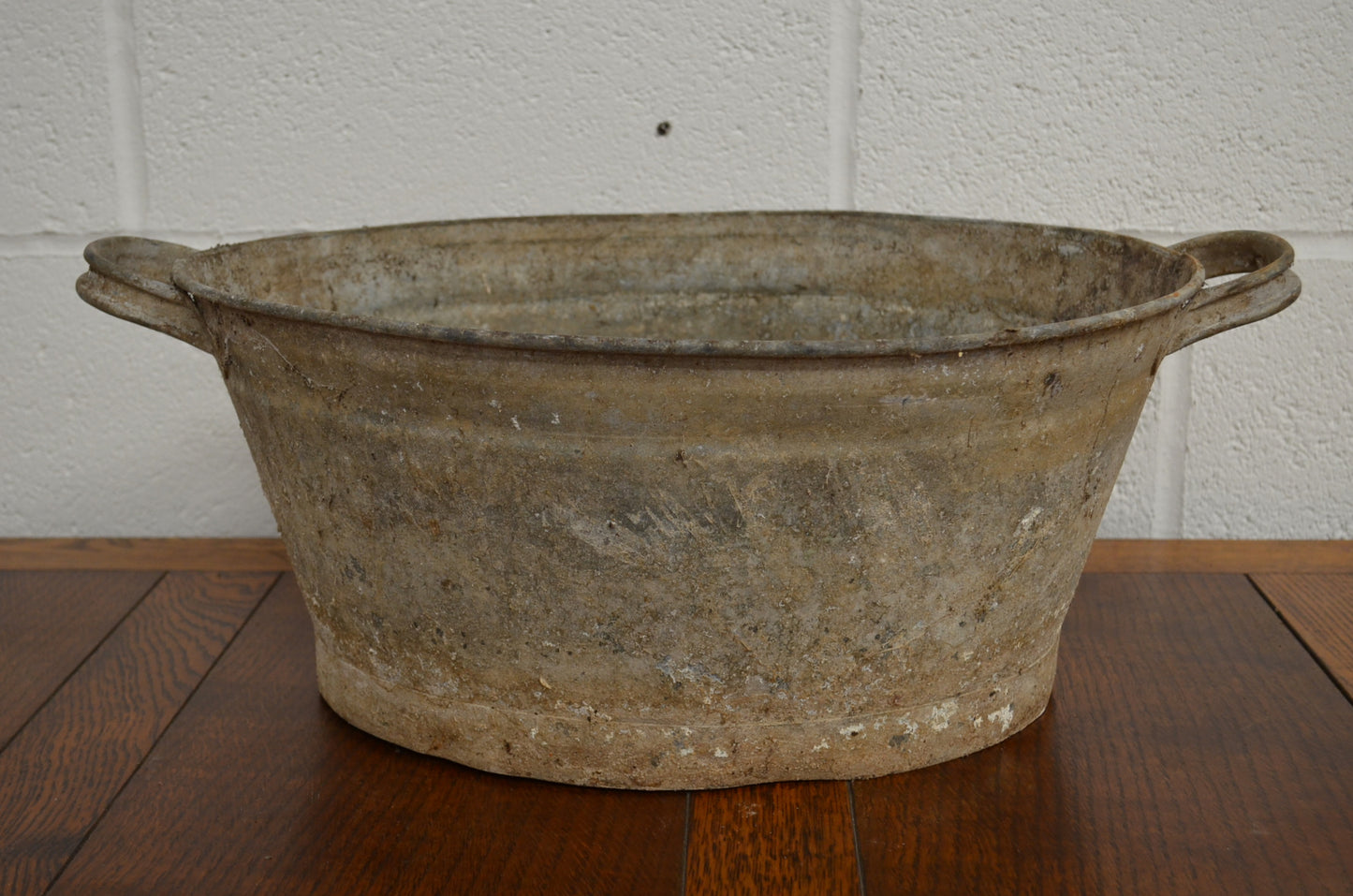 Vintage Galvanised Planter