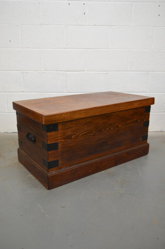 Victorian Pine Blanket Box
