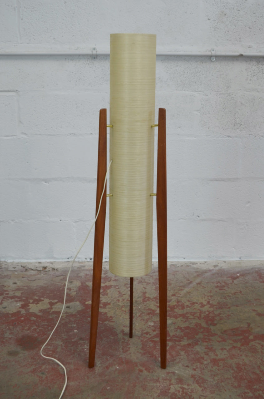 A Real Vintage Mid 20th Century 'Rocket' Tripod Floor Lamp
