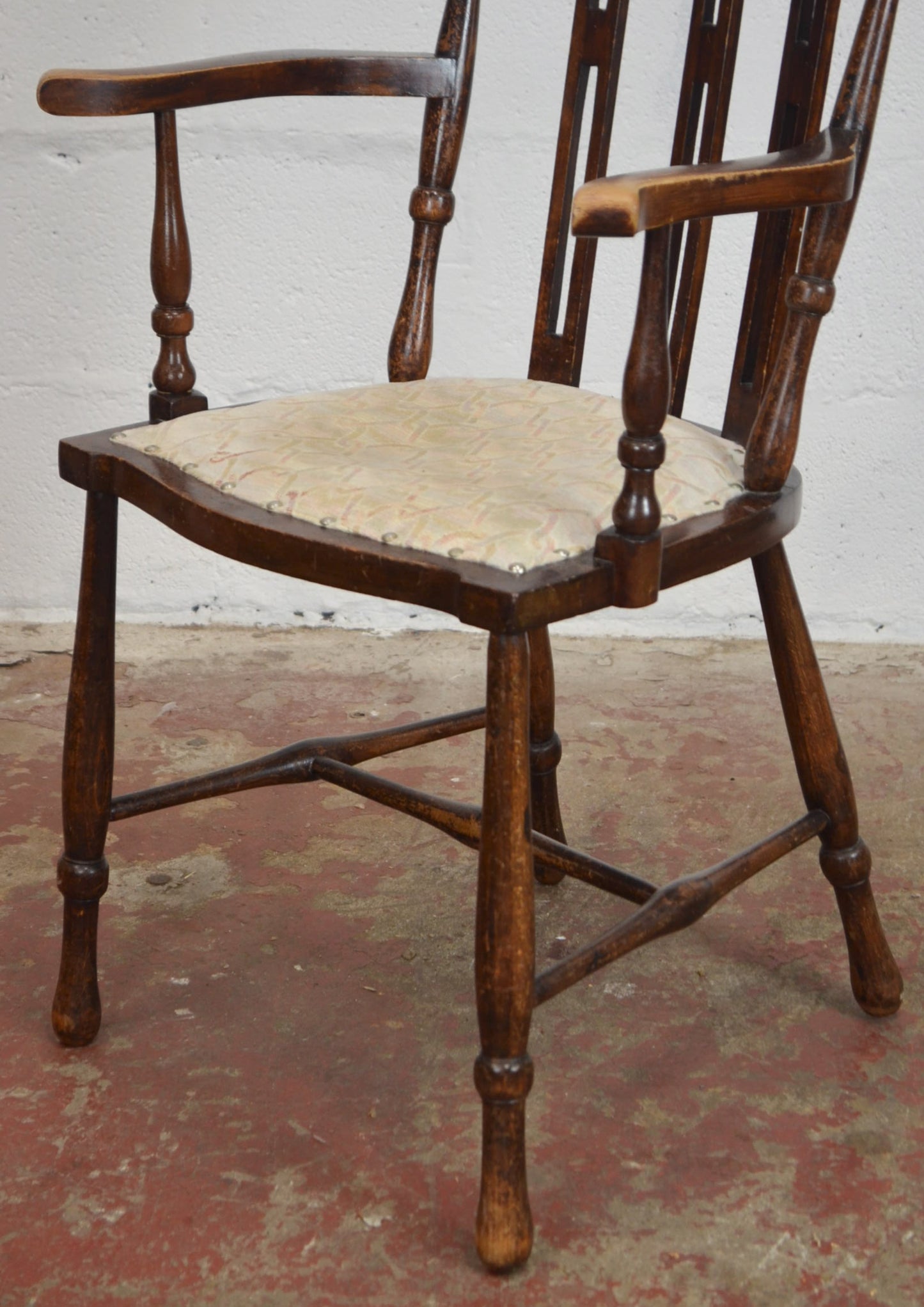 A Mahogany Arts & Crafts Elbow Chair