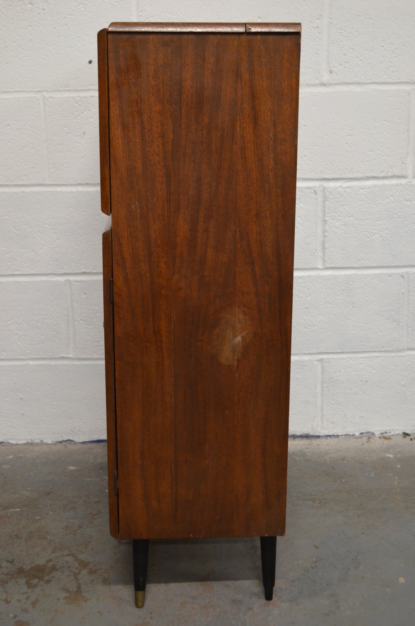 Vintage Walnut Drinks Cabinet