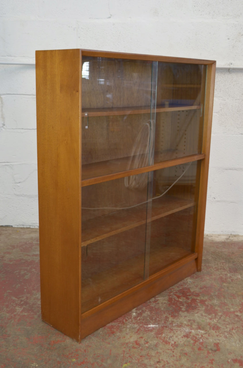 Vintage Mid Century Teak Bookcase by Herbert E Gibbs