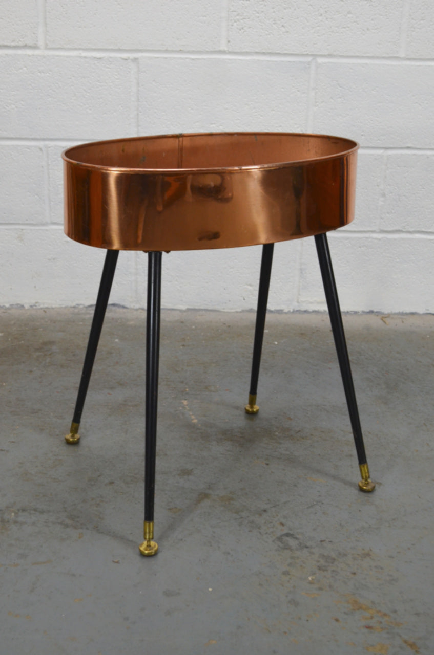 Vintage Copper Plant Stand