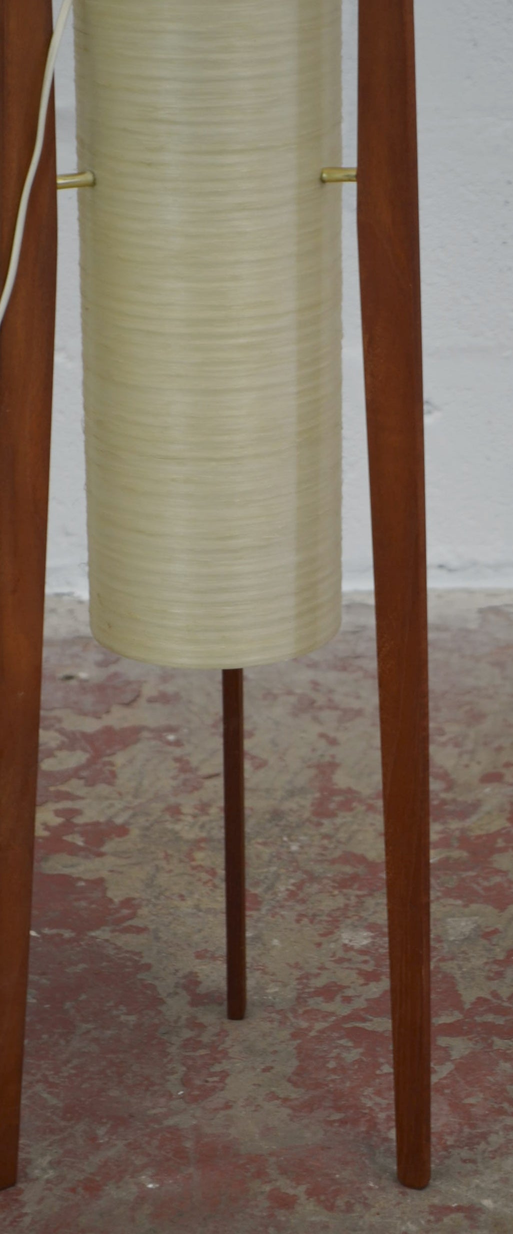 A Real Vintage Mid 20th Century 'Rocket' Tripod Floor Lamp
