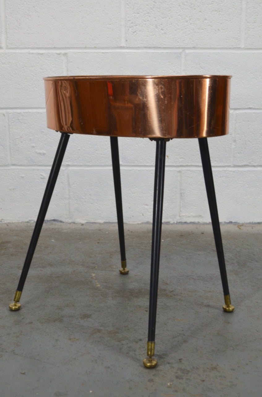 Vintage Copper Plant Stand