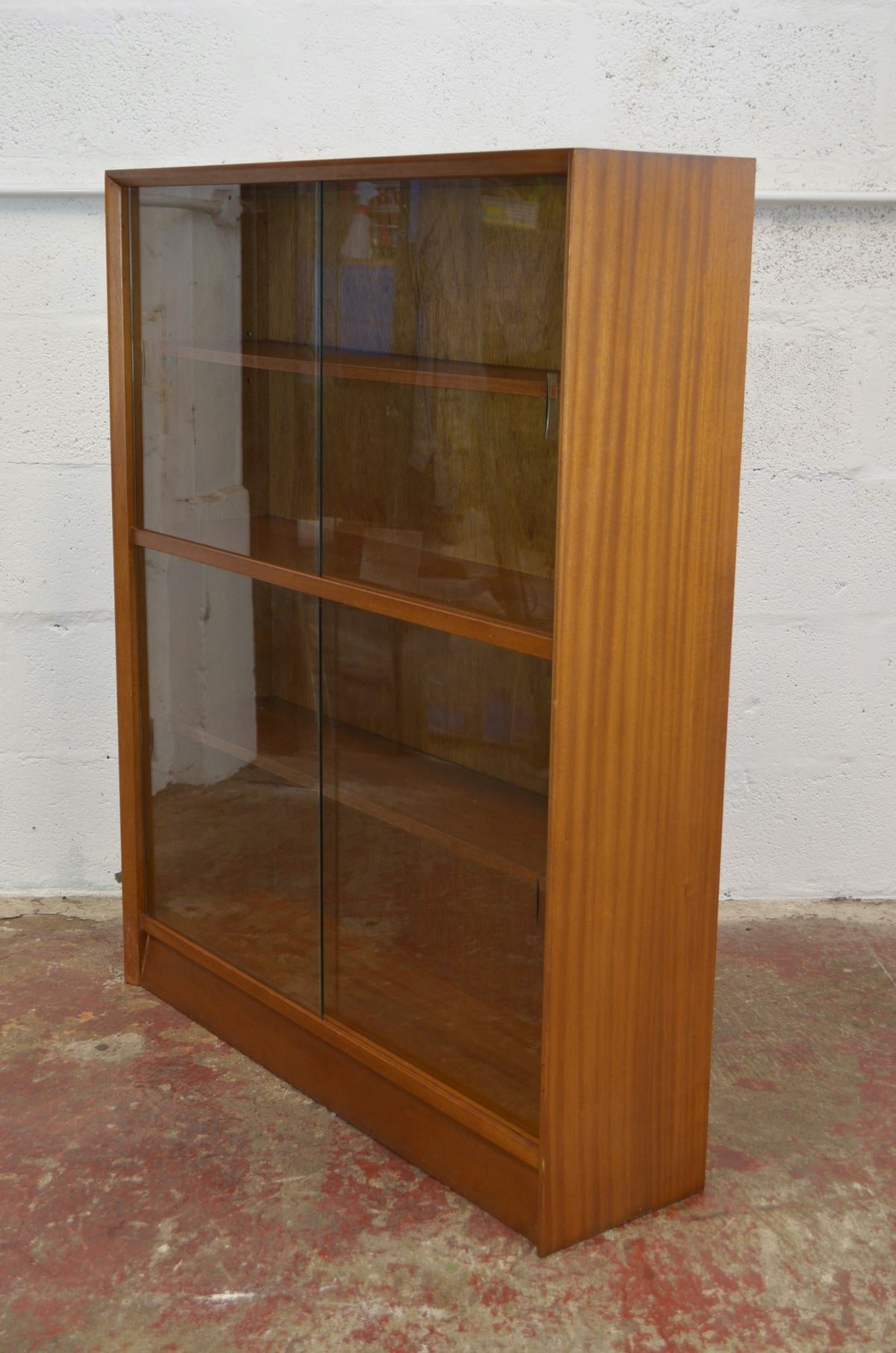 Vintage Mid Century Teak Bookcase by Herbert E Gibbs