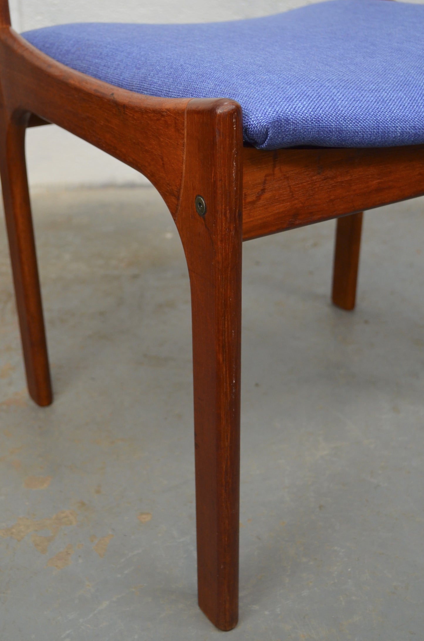 Set Of Five Vamdrup Stolefabrik Dining Chairs