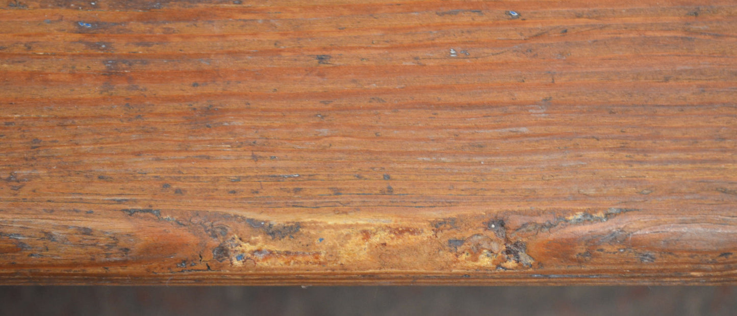 An Antique Victorian Pitch Pine Pew