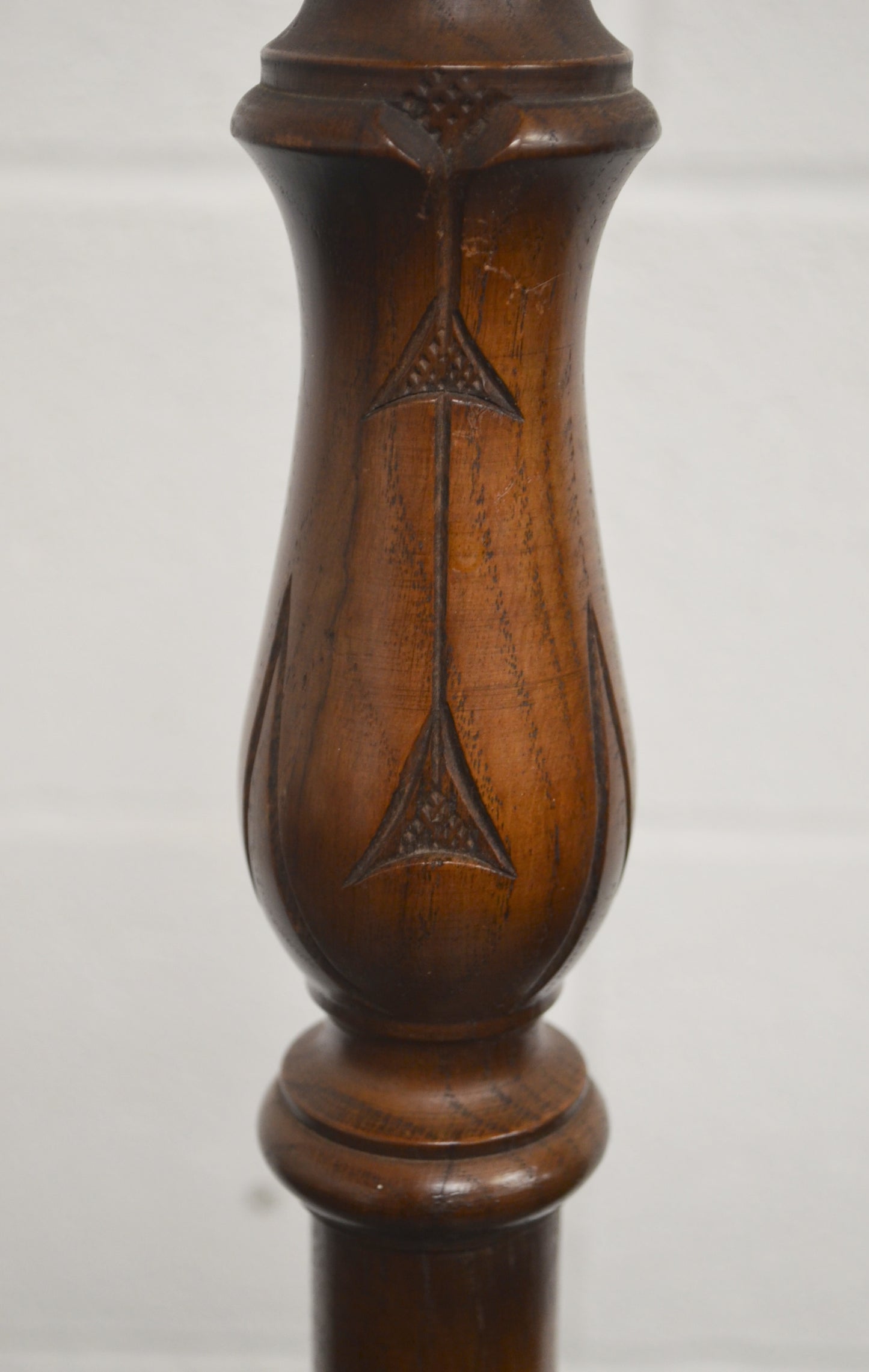 Vintage Carved Floor Lamp