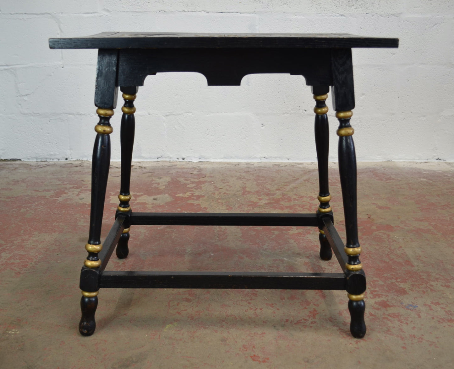 Antique Aesthetic Movement Ebonized Side Table