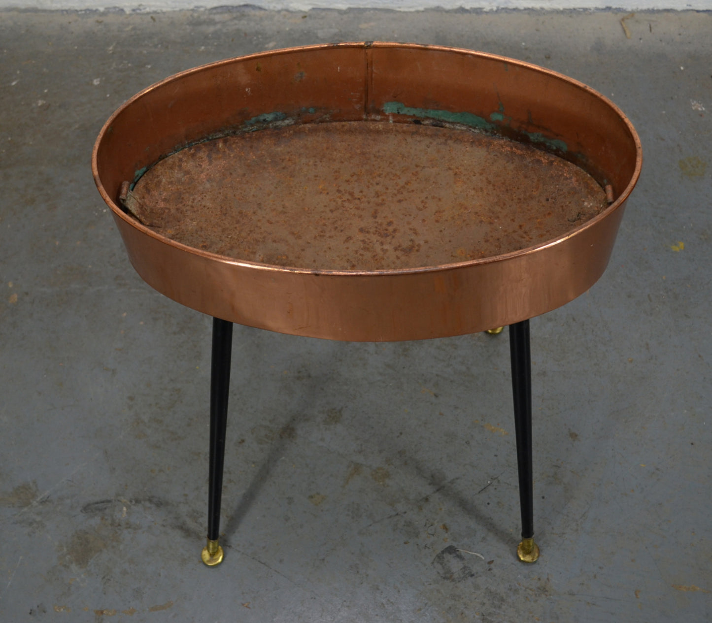 Vintage Copper Plant Stand