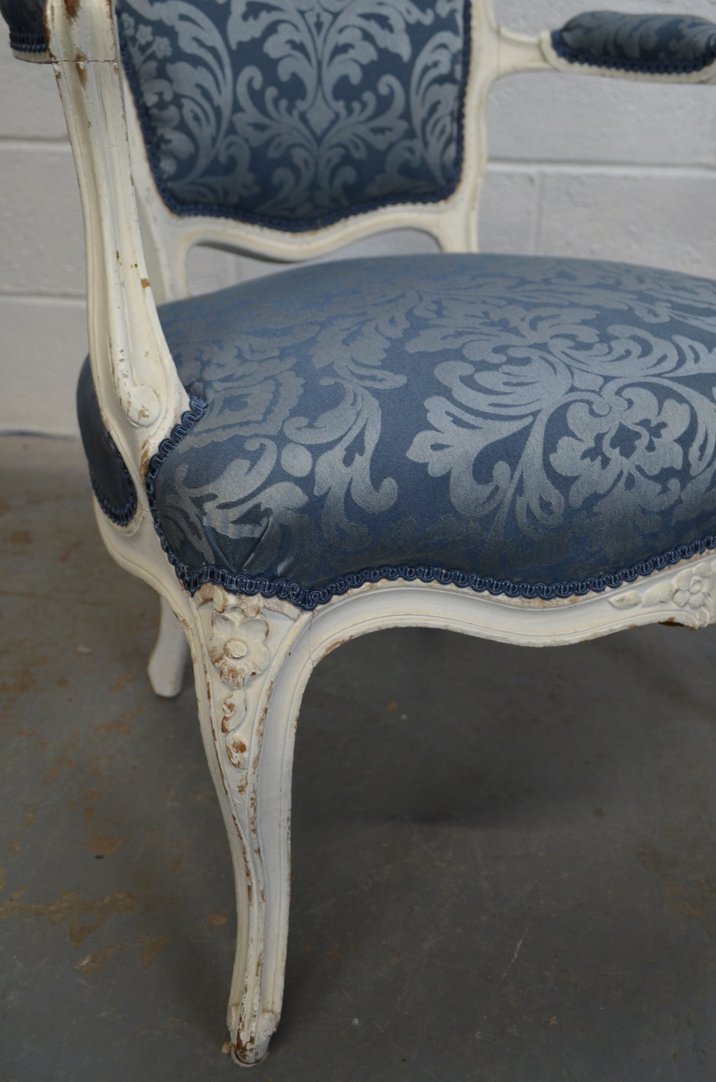 French Louis XV Style Armchair