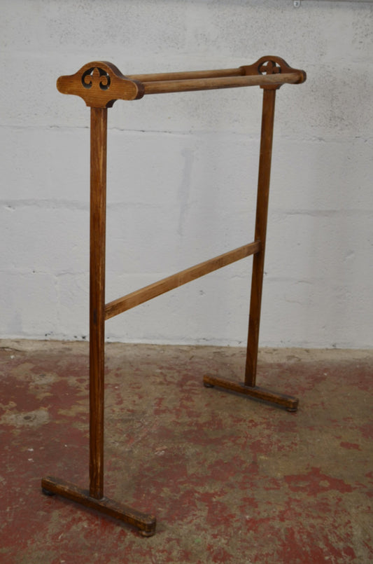 Arts & Crafts Towel / Clothes Rail - Three Supports