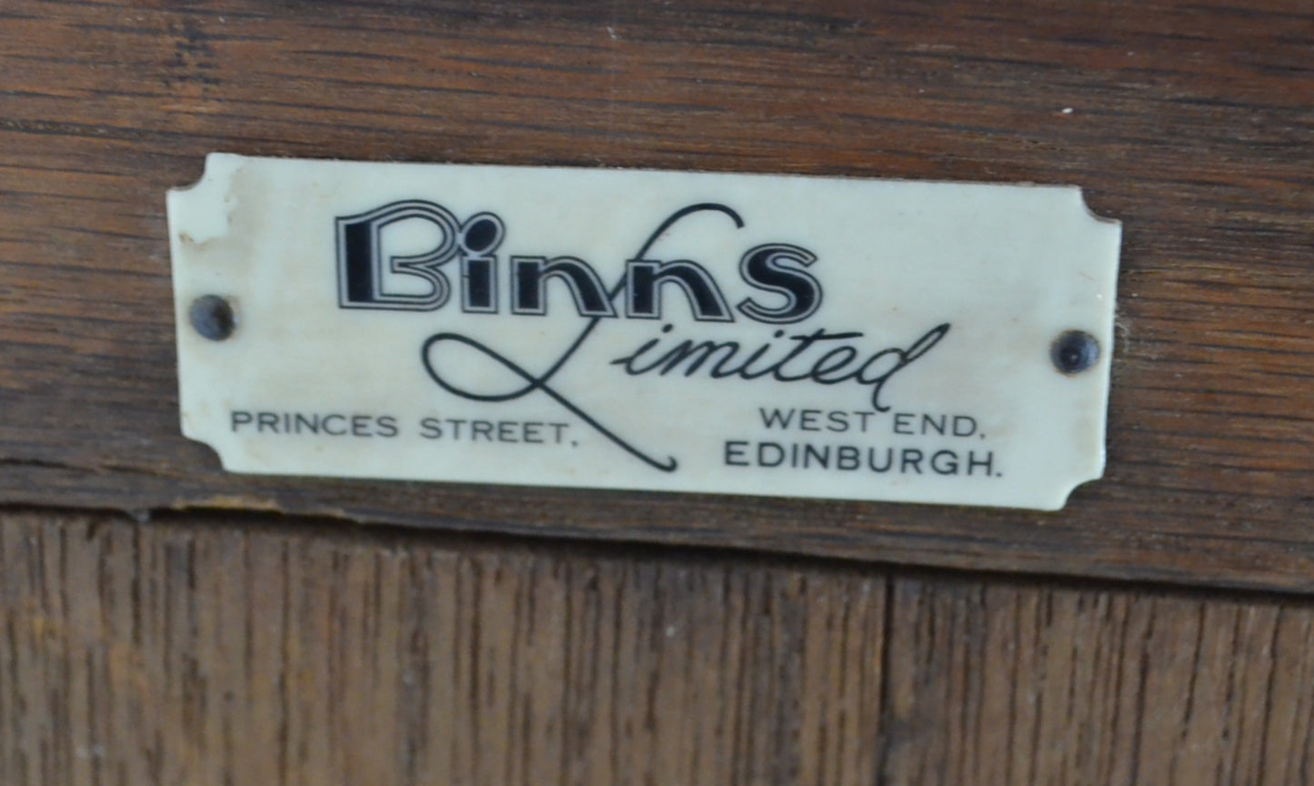 Vintage Oak Bookcase (Binns)