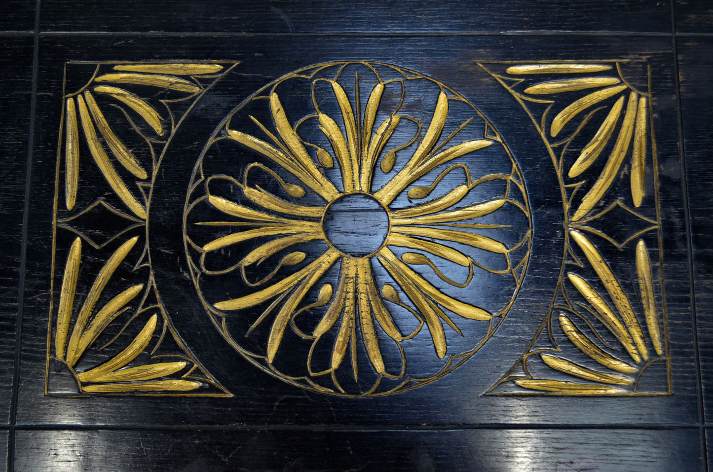 Antique Aesthetic Movement Ebonized Side Table
