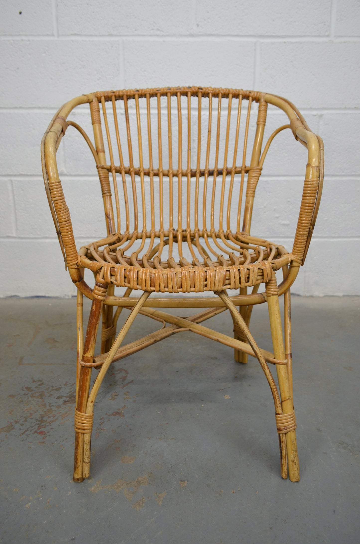 Vintage Bamboo Armchair