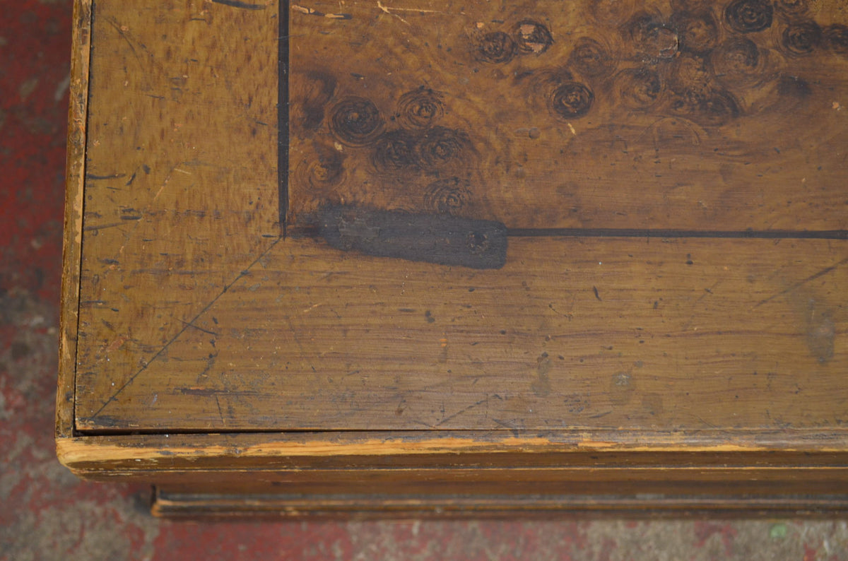 A 19th Century Painted Pine Blanket Box