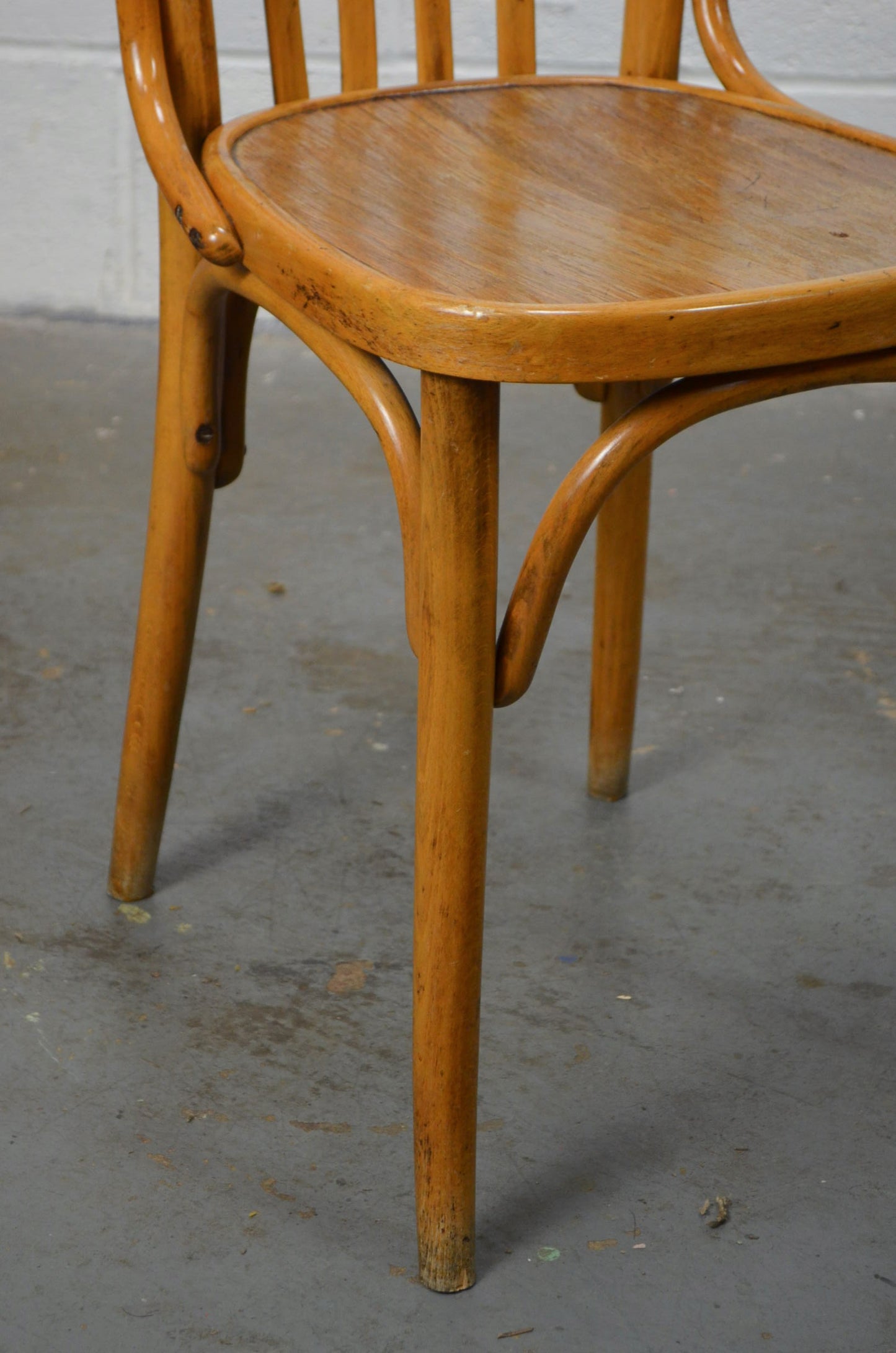 A Set Of Four Vintage Bentwood Bistro/Cafe/Town Hall Chairs