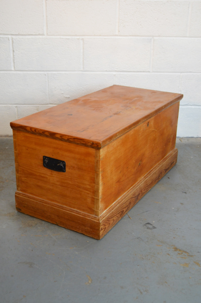 Vintage Pine Blanket Box