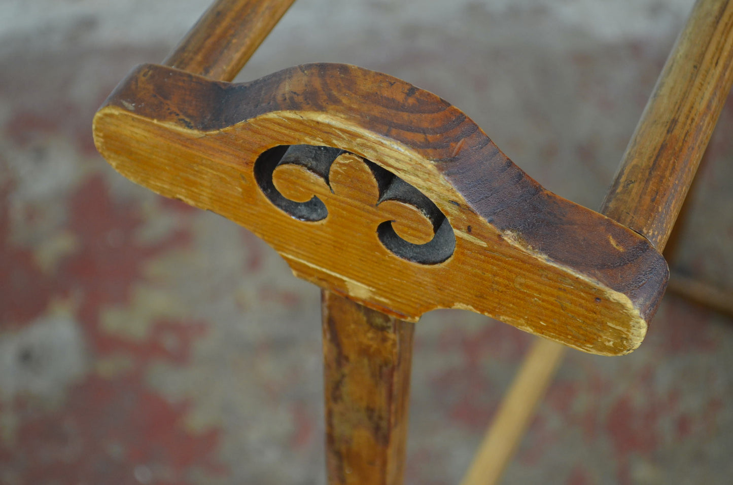 Arts & Crafts Towel / Clothes Rail - Three Supports