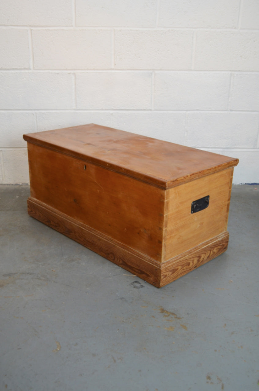 Vintage Pine Blanket Box