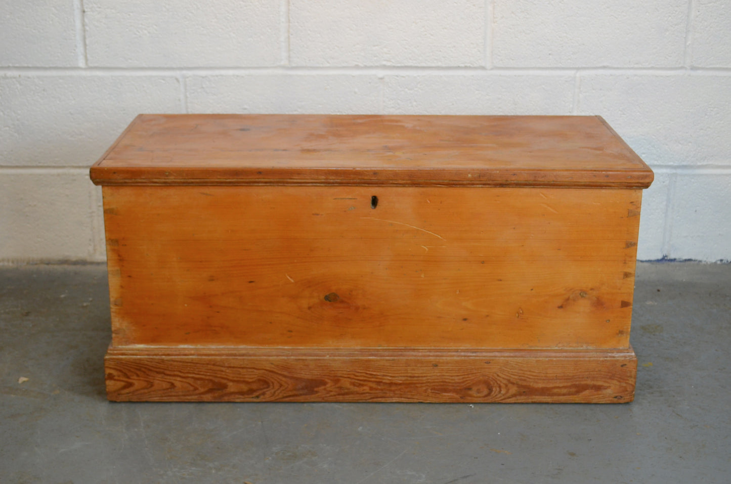 Vintage Pine Blanket Box