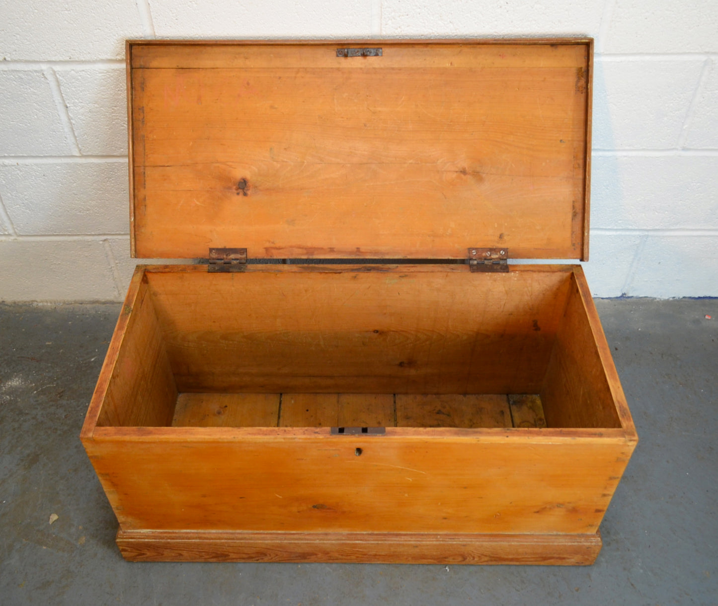 Vintage Pine Blanket Box