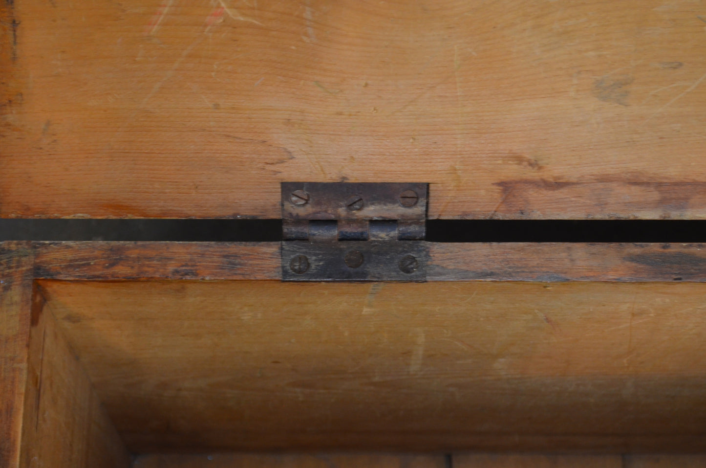 Vintage Pine Blanket Box