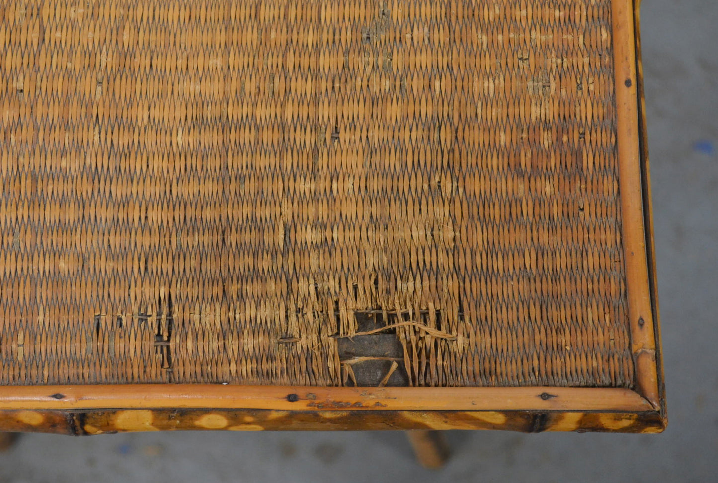 Antique Aesthetic Movement Bamboo Side Table