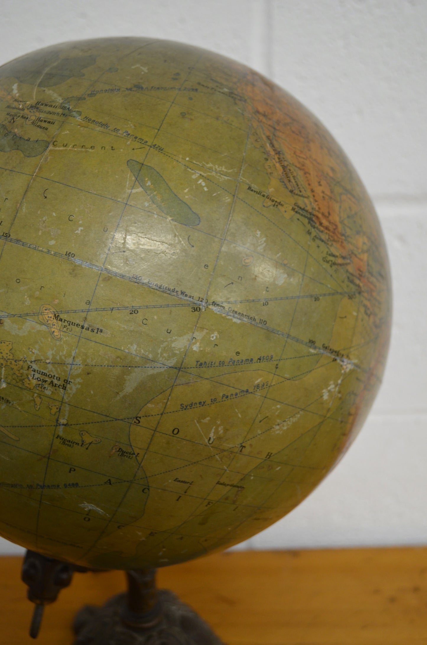 Antique Table Top Globe