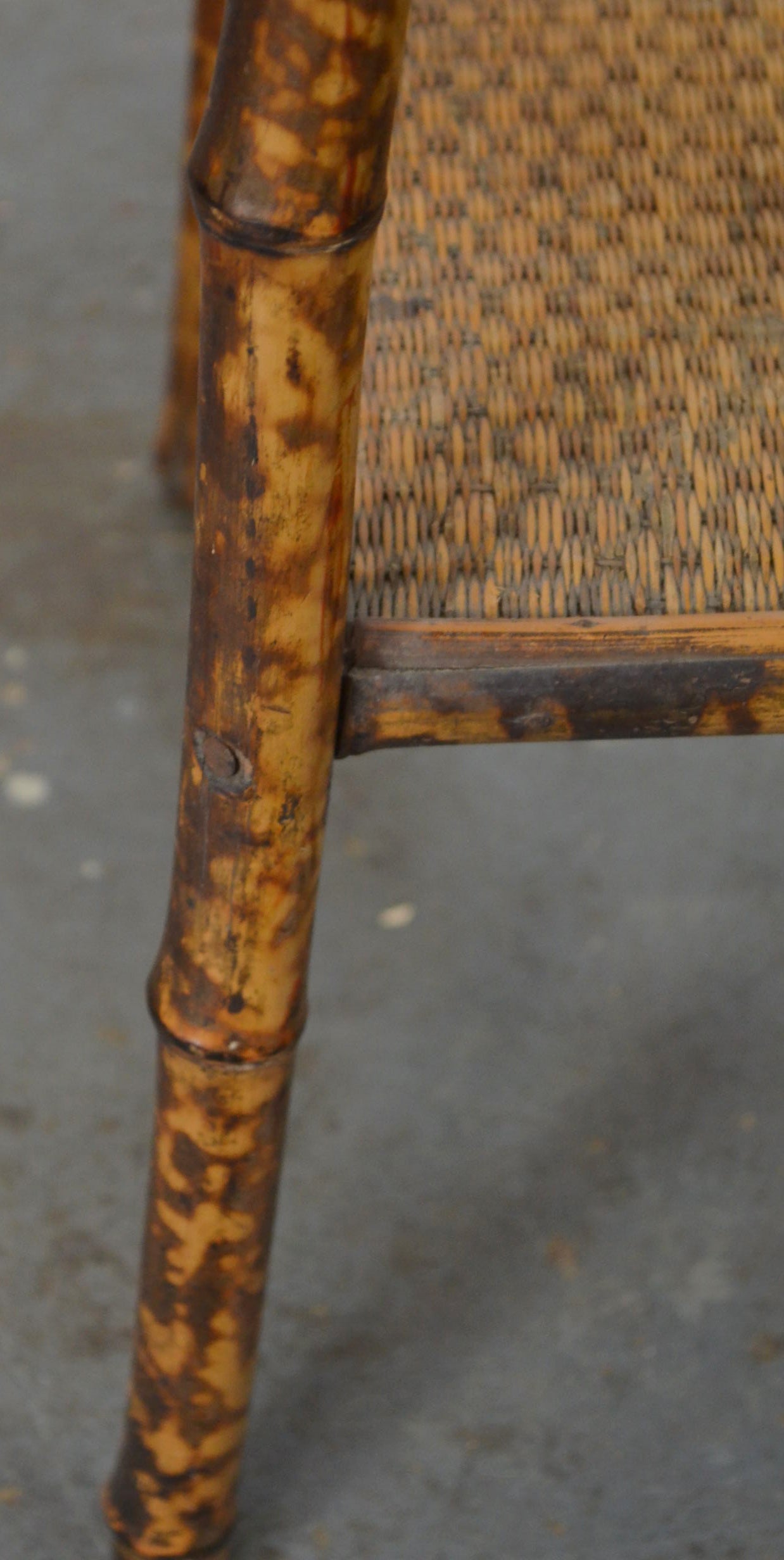 Antique Aesthetic Movement Bamboo Side Table