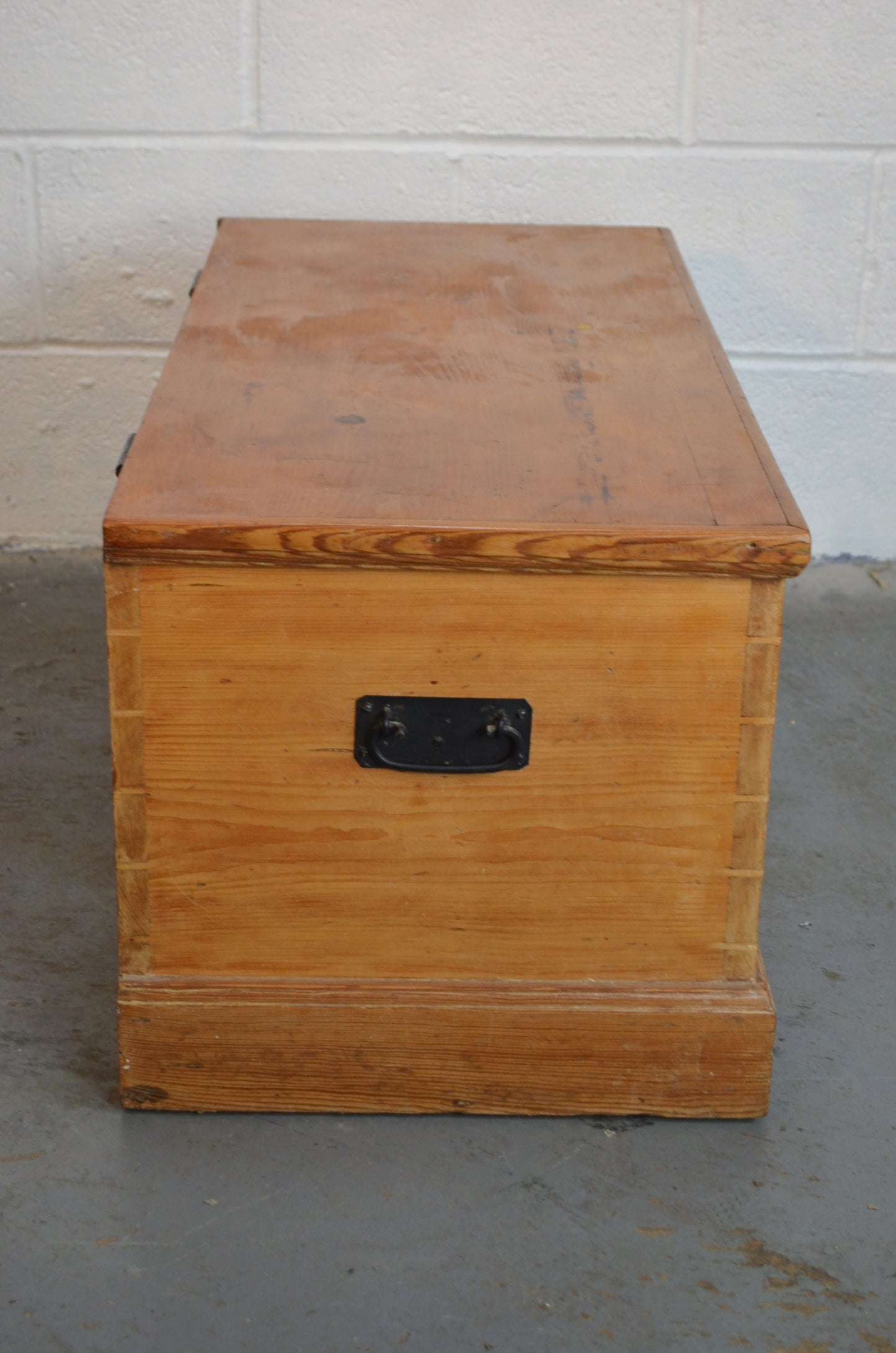 Vintage Pine Blanket Box